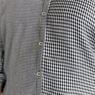 Mixed Houndstooth Button Up Top-Womens-Ave Shops-[option4]-[option5]-[option6]-[option7]-[option8]-Shop-Boutique-Clothing-for-Women-Online