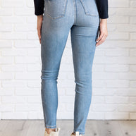 Judy Blue Justine High Rise Control Top Contrast Wash Skinny Jeans-Womens-Ave Shops-[option4]-[option5]-[option6]-[option7]-[option8]-Shop-Boutique-Clothing-for-Women-Online
