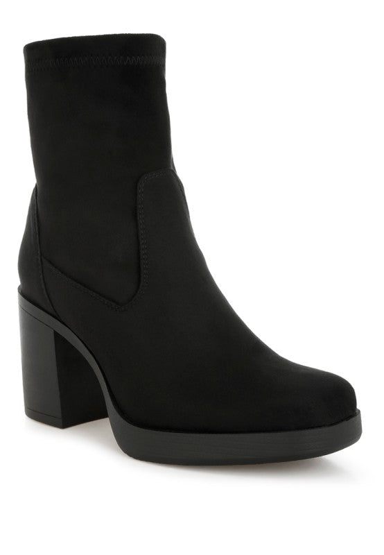 Enito Microfiber Sock Boots-Rag Company-Black-US-5 / UK-3 / EU-36-[option4]-[option5]-[option6]-[option7]-[option8]-Shop-Boutique-Clothing-for-Women-Online