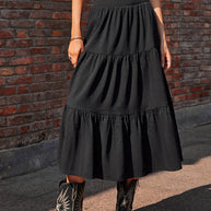 Tiered Midi Skirt-Skirts-Trendsi-[option4]-[option5]-[option6]-[option7]-[option8]-Shop-Boutique-Clothing-for-Women-Online