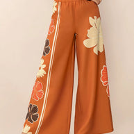 Printed Elastic Waist Wide Leg Pants-Pants-Trendsi-Tangerine-S-[option4]-[option5]-[option6]-[option7]-[option8]-Shop-Boutique-Clothing-for-Women-Online