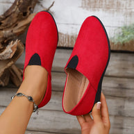 Breathable Mesh Slip-On Loafers-135 Flats-Trendsi-Red-36-[option4]-[option5]-[option6]-[option7]-[option8]-Shop-Boutique-Clothing-for-Women-Online
