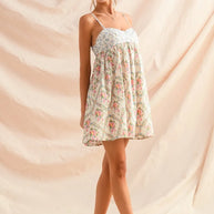 SO ME Mixed Floral Print Sleeveless Mini Dress-Dresses-Trendsi-[option4]-[option5]-[option6]-[option7]-[option8]-Shop-Boutique-Clothing-for-Women-Online