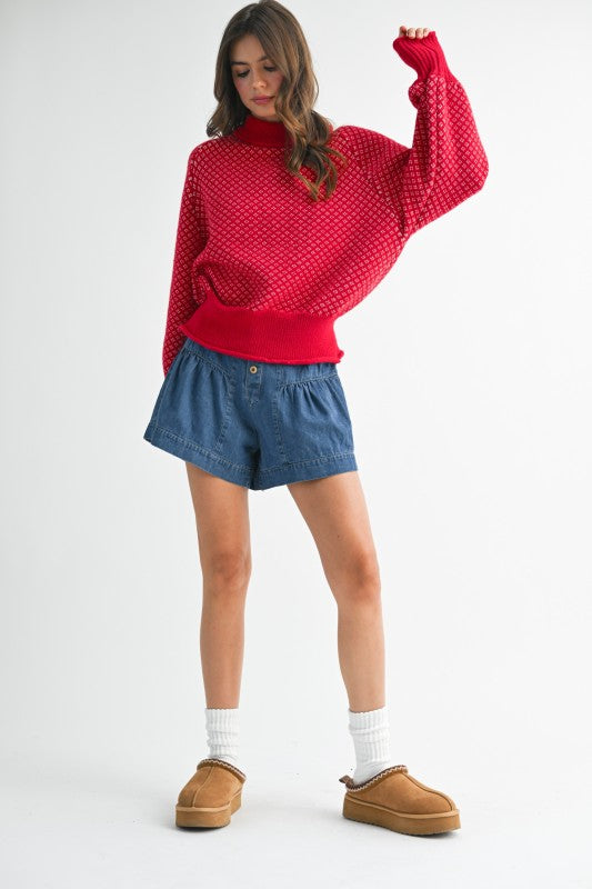 Echo Sweater-Aemi + Co-RED-S-[option4]-[option5]-[option6]-[option7]-[option8]-Shop-Boutique-Clothing-for-Women-Online