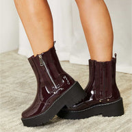 Forever Link Side Zip Platform Boots-Boots-Trendsi-[option4]-[option5]-[option6]-[option7]-[option8]-Shop-Boutique-Clothing-for-Women-Online