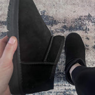 PREORDER: Faux Fur Lined Shortie Boots-Womens Shoe-Forever3A.M-Black-5-[option4]-[option5]-[option6]-[option7]-[option8]-Shop-Boutique-Clothing-for-Women-Online