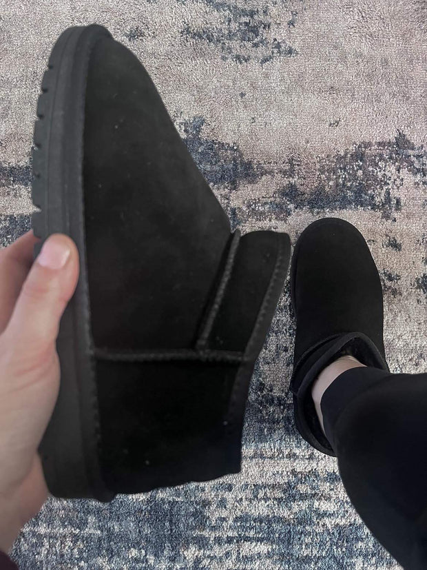 PREORDER: Faux Fur Lined Shortie Boots-Womens Shoe-Forever3A.M-Black-5-[option4]-[option5]-[option6]-[option7]-[option8]-Shop-Boutique-Clothing-for-Women-Online