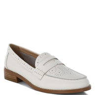 Clotilda Perforated Low Heel Loafers-Rag Company-Off White-US-5 / UK-3 / EU-36-[option4]-[option5]-[option6]-[option7]-[option8]-Shop-Boutique-Clothing-for-Women-Online