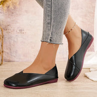 Round Toe Flats Slip-Ons-135 Flats-Trendsi-[option4]-[option5]-[option6]-[option7]-[option8]-Shop-Boutique-Clothing-for-Women-Online