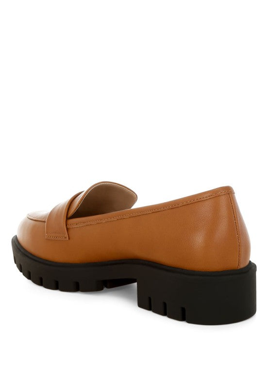 Peridot Faux Leather Chunky Loafers-Rag Company-[option4]-[option5]-[option6]-[option7]-[option8]-Shop-Boutique-Clothing-for-Women-Online