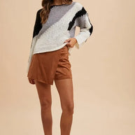 Annie Wear Color Block Drop Shoulder Sweater-Sweaters-Trendsi-[option4]-[option5]-[option6]-[option7]-[option8]-Shop-Boutique-Clothing-for-Women-Online