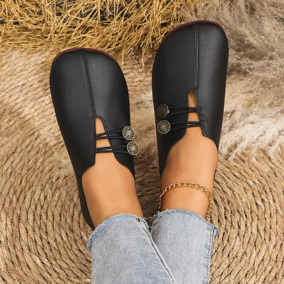 Round Toe Flat Slip-Ons-135 Flats-Trendsi-Black-36(US5)-[option4]-[option5]-[option6]-[option7]-[option8]-Shop-Boutique-Clothing-for-Women-Online