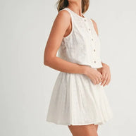 MABLE Eyelet Lace Top and Mini Skirt Set-Sets-Trendsi-[option4]-[option5]-[option6]-[option7]-[option8]-Shop-Boutique-Clothing-for-Women-Online