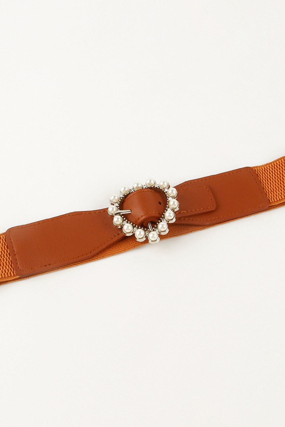 Pearl Heart Buckle Elastic Belt-Belts-Trendsi-[option4]-[option5]-[option6]-[option7]-[option8]-Shop-Boutique-Clothing-for-Women-Online