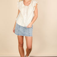 Picnic Petal Lace Detail Top-Womens-Ave Shops-[option4]-[option5]-[option6]-[option7]-[option8]-Shop-Boutique-Clothing-for-Women-Online
