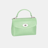 David Jones Texture PU Leather Handbag-Bags-Trendsi-Light Green-One Size-[option4]-[option5]-[option6]-[option7]-[option8]-Shop-Boutique-Clothing-for-Women-Online
