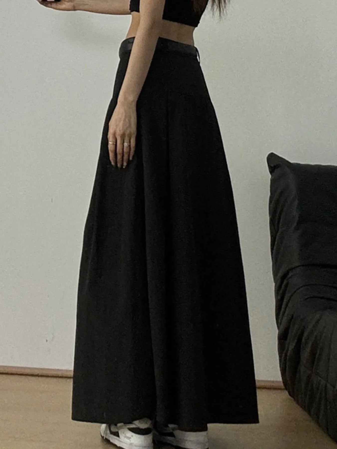 High Waist A-Line Maxi Skirt-Skirts-Trendsi-[option4]-[option5]-[option6]-[option7]-[option8]-Shop-Boutique-Clothing-for-Women-Online