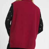 Umgee High-Low Turtleneck Sleeveless Sweater Top-sweater-Trendsi-[option4]-[option5]-[option6]-[option7]-[option8]-Shop-Boutique-Clothing-for-Women-Online