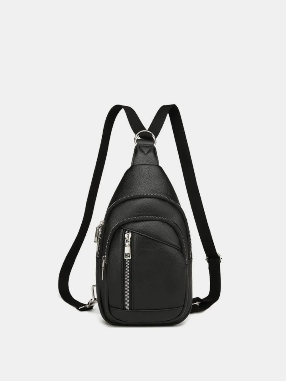 PU Leather Crossbody Bag with Two Detachable Strap-Bags-Trendsi-[option4]-[option5]-[option6]-[option7]-[option8]-Shop-Boutique-Clothing-for-Women-Online