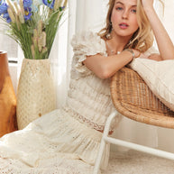 ADORA Lace Smocked Waist Peasant Top-top-Trendsi-[option4]-[option5]-[option6]-[option7]-[option8]-Shop-Boutique-Clothing-for-Women-Online