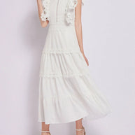 Sleeveless Ruffled Tiered Dress with Embroidered Trim-dresses-Trendsi-White-M-[option4]-[option5]-[option6]-[option7]-[option8]-Shop-Boutique-Clothing-for-Women-Online