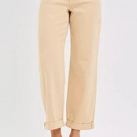 RISEN Tummy Control Mid Rise Ankle Barrel Relaxed Baggy-Jeans-Trendsi-[option4]-[option5]-[option6]-[option7]-[option8]-Shop-Boutique-Clothing-for-Women-Online