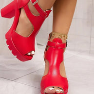 Cutout Block Heels Sandals-Shoes-Trendsi-Red-36-[option4]-[option5]-[option6]-[option7]-[option8]-Shop-Boutique-Clothing-for-Women-Online