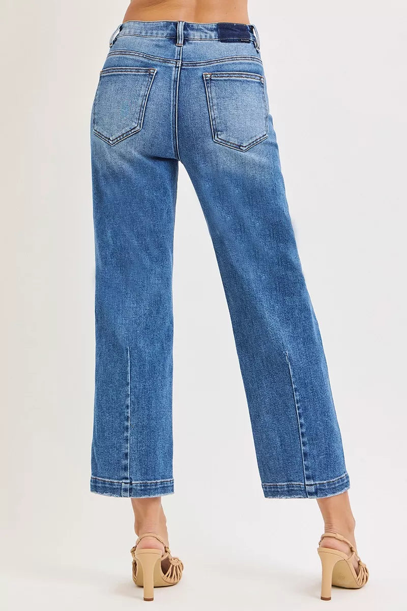 RISEN High Rise Crop Boyfriend Tapered Jeans-jeans-Trendsi-[option4]-[option5]-[option6]-[option7]-[option8]-Shop-Boutique-Clothing-for-Women-Online