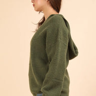 VERY J Seam Detail Drop Shoulder Hooded Sweater-sweater-Trendsi-[option4]-[option5]-[option6]-[option7]-[option8]-Shop-Boutique-Clothing-for-Women-Online