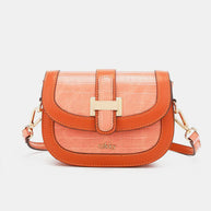 Nicole Lee USA Croc Embossed Crossbody Bag-Bags-Trendsi-Orange-One Size-[option4]-[option5]-[option6]-[option7]-[option8]-Shop-Boutique-Clothing-for-Women-Online