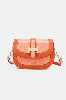 Nicole Lee USA Croc Embossed Crossbody Bag-Bags-Trendsi-Orange-One Size-[option4]-[option5]-[option6]-[option7]-[option8]-Shop-Boutique-Clothing-for-Women-Online