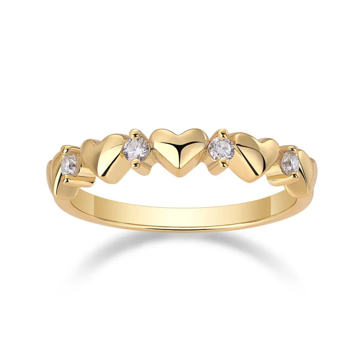 925 Sterling Silver Moissanite Heart Ring-ring-Trendsi-[option4]-[option5]-[option6]-[option7]-[option8]-Shop-Boutique-Clothing-for-Women-Online