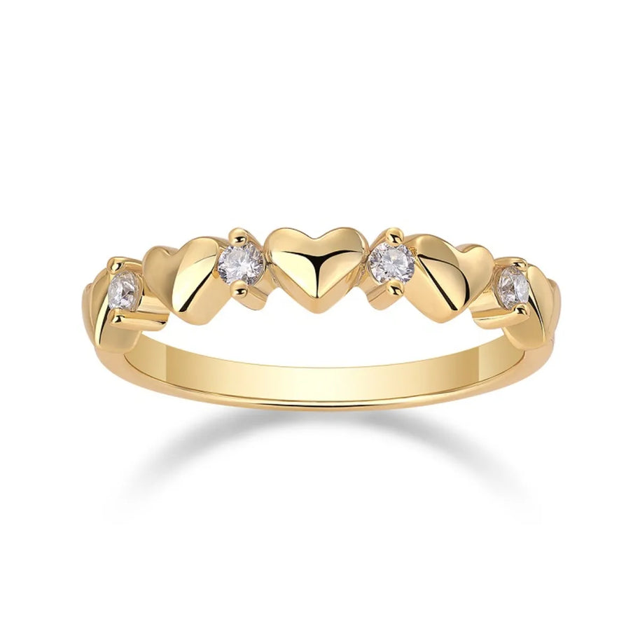 925 Sterling Silver Moissanite Heart Ring-ring-Trendsi-[option4]-[option5]-[option6]-[option7]-[option8]-Shop-Boutique-Clothing-for-Women-Online