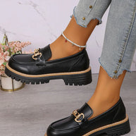 Round Toe Platform Loafers-Shoes-Trendsi-Matte-36-[option4]-[option5]-[option6]-[option7]-[option8]-Shop-Boutique-Clothing-for-Women-Online