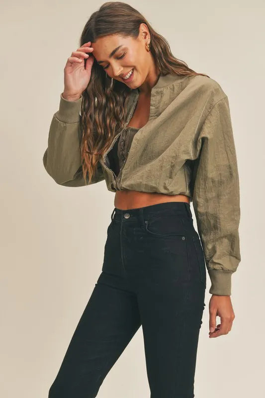 MABLE Long Sleeve Two Way Jacket-Coats & Jackets-Trendsi-[option4]-[option5]-[option6]-[option7]-[option8]-Shop-Boutique-Clothing-for-Women-Online