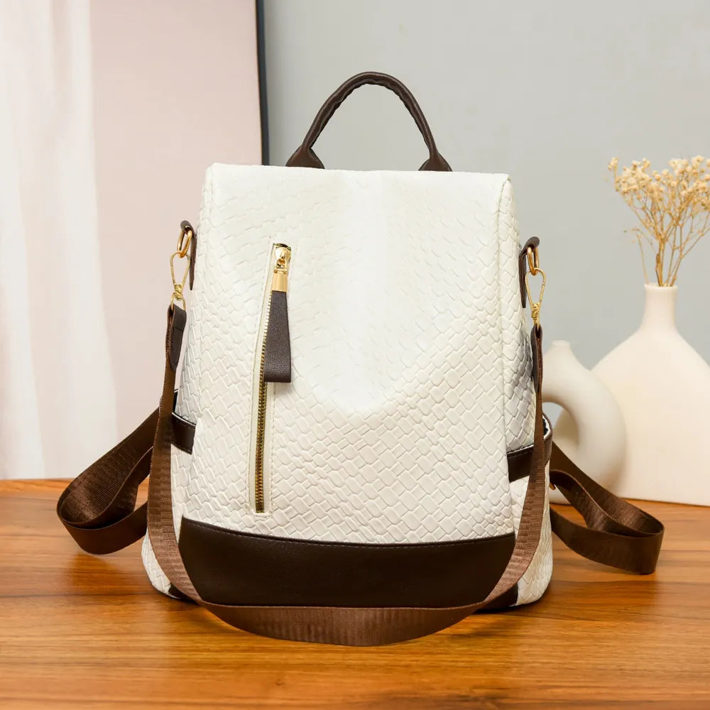 PU Leather Backpack Bag-Bags-Trendsi-[option4]-[option5]-[option6]-[option7]-[option8]-Shop-Boutique-Clothing-for-Women-Online