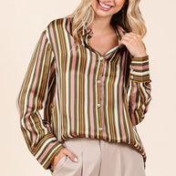Mittoshop Striped Button Down Satin Shirt-Blouses-Trendsi-MAUVE MULTICOLOR-S-[option4]-[option5]-[option6]-[option7]-[option8]-Shop-Boutique-Clothing-for-Women-Online