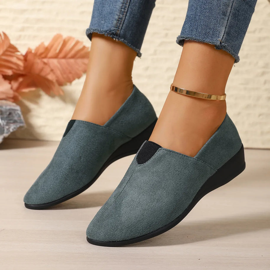 Breathable Mesh Slip-On Loafers-135 Flats-Trendsi-Gray-36-[option4]-[option5]-[option6]-[option7]-[option8]-Shop-Boutique-Clothing-for-Women-Online