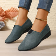 Breathable Mesh Slip-On Loafers-135 Flats-Trendsi-Gray-36-[option4]-[option5]-[option6]-[option7]-[option8]-Shop-Boutique-Clothing-for-Women-Online