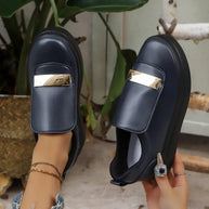 Round Toe Platform Loafers-Shoes-Trendsi-[option4]-[option5]-[option6]-[option7]-[option8]-Shop-Boutique-Clothing-for-Women-Online