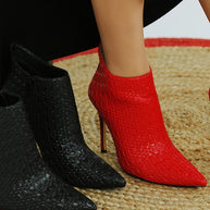 Lolita Woven Texture Stiletto Boot-Rag Company-[option4]-[option5]-[option6]-[option7]-[option8]-Shop-Boutique-Clothing-for-Women-Online