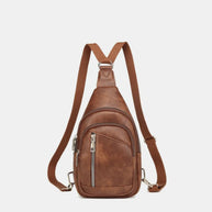PU Leather Crossbody Bag with Two Detachable Strap-Bags-Trendsi-[option4]-[option5]-[option6]-[option7]-[option8]-Shop-Boutique-Clothing-for-Women-Online