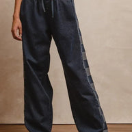 BiBi Washed Denim Mix And Match Long Pants-Jeans-Trendsi-DENIM-S-[option4]-[option5]-[option6]-[option7]-[option8]-Shop-Boutique-Clothing-for-Women-Online