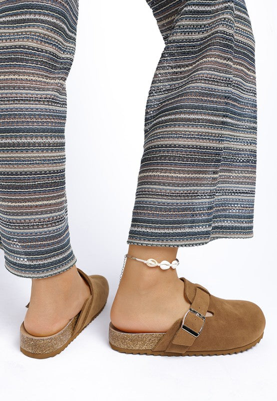 Ratiha Buckle Accent Slip-On Footbed Mules-Rag Company-[option4]-[option5]-[option6]-[option7]-[option8]-Shop-Boutique-Clothing-for-Women-Online