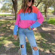 Finnley Colorblock Pullover in Four Colors-Womens-Ave Shops-[option4]-[option5]-[option6]-[option7]-[option8]-Shop-Boutique-Clothing-for-Women-Online
