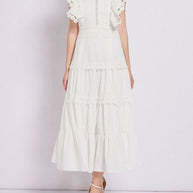 Sleeveless Ruffled Tiered Dress with Embroidered Trim-dresses-Trendsi-[option4]-[option5]-[option6]-[option7]-[option8]-Shop-Boutique-Clothing-for-Women-Online