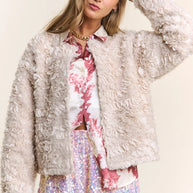 J.NNA Mixed Fabric Chic Jacket-jacket-Trendsi-Ash Beige-S-[option4]-[option5]-[option6]-[option7]-[option8]-Shop-Boutique-Clothing-for-Women-Online