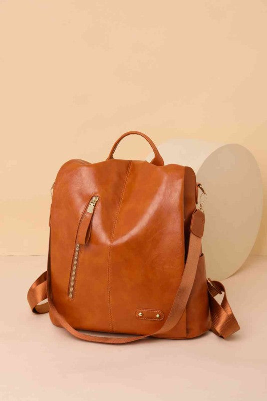 Marcy Zipper Pocket Backpack-ClaudiaG Collection-[option4]-[option5]-[option6]-[option7]-[option8]-Shop-Boutique-Clothing-for-Women-Online