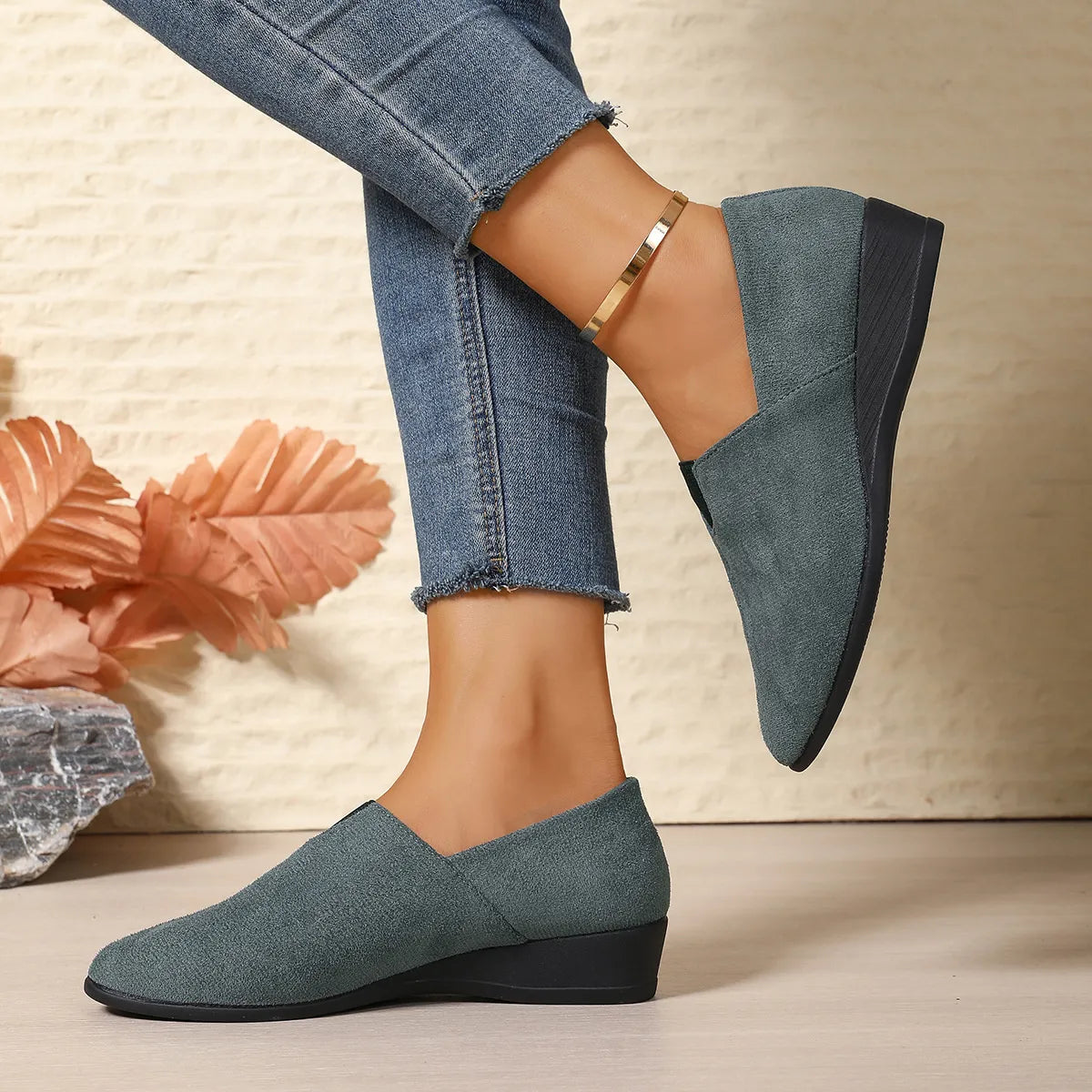 Breathable Mesh Slip-On Loafers-135 Flats-Trendsi-[option4]-[option5]-[option6]-[option7]-[option8]-Shop-Boutique-Clothing-for-Women-Online