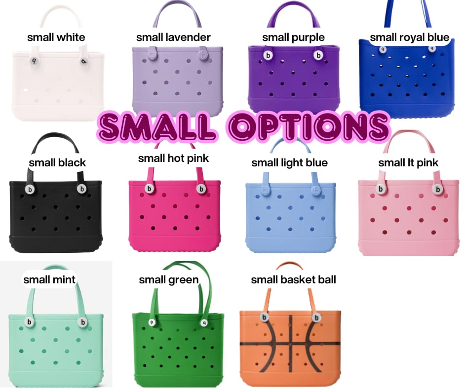 Preorder: SMALL EVA TOTES (KIDS) BESTSELLER-Bags-Forever3A.M-SMALL White-[option4]-[option5]-[option6]-[option7]-[option8]-Shop-Boutique-Clothing-for-Women-Online